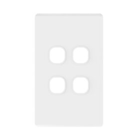 4G Grid Plate Danova 1004 Architectural Series White