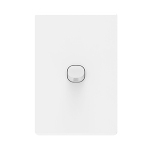 1G Switch 10A Danova 1004 Architectural Series White