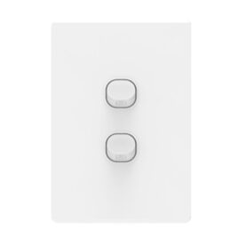 2G Switch 10A Danova 1004 Architectural Series White