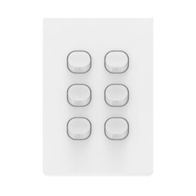 6G Switch 10A Danova 1004 Architectural Series White