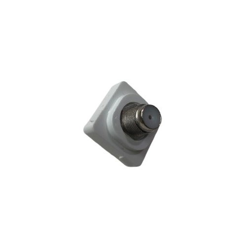 Satellite TV Wall Plate Mechanism F to F Connector White - Image 3